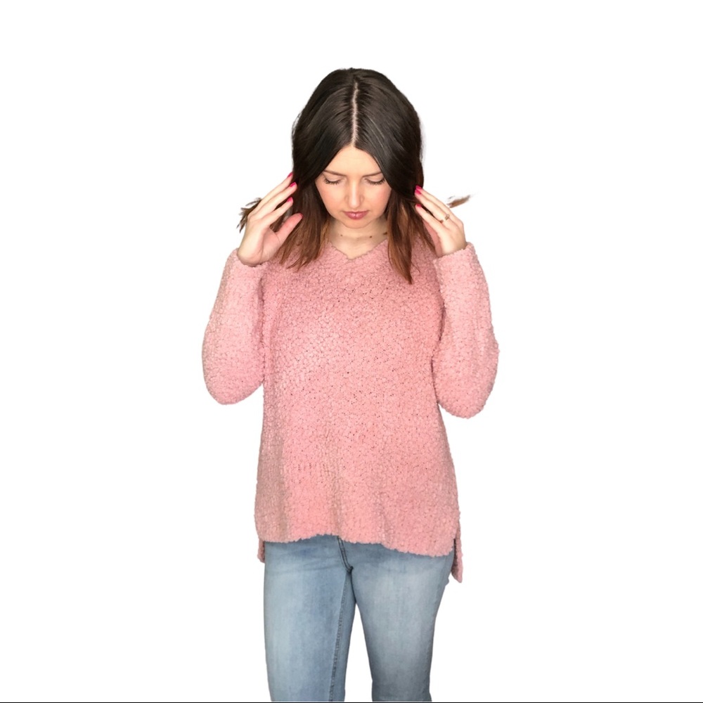 Pink Bubbleknit sweater